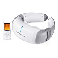 YINZHI Relax Massager, ST-305 Intelligent Mini Charging Cervical Back Neck Shoulder Body Massager, Support Timing&Wireless Remote Control (White) (Color : White)