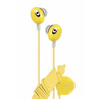 iLuv iEP311YEL The Bean: In-ear Stereo Earphone with Volume Control - Yellow