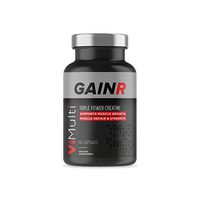 GAINR Advanced Creatine HCL Muscle Weight Gain Pills for Women and Men - Guaranteed Powerful, Proven, Extra-Potent USA Made Creatine Pills for Muscle Gain Promote Rapid Growth, Performance & Recovery
