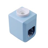 CH Toothpaste Squeezer Creative Toothpaste Tube Dispenser Wall Mount (Blue)