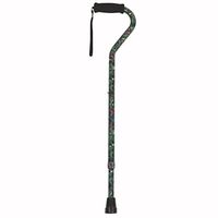PCP Offset Handle Foam Grip Adjustable Cane, Canterbury Pattern