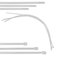 Neiko 7-Inch Cable Ties - Pack of 100, Made in USA