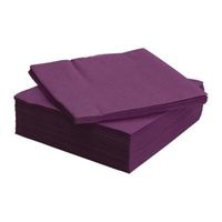 FANTASTISK 50 Pack Highly Absorbent Purple Paper Napkin