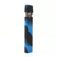 Anti-Slip Silicone Case for Juul, CEOKS Protective Silicone Case Skin Cover Texture Shield Wrap Gel for Pax JUUL,Black/Blue