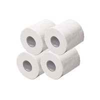 Premium 3-Ply Bathroom Tissue, Eco Friendly Paper Towels Natural Ultra Soft Skin-Friendly Toilet Paper, Bulk Bath Tissue Replacement Comfort Household Paper Rolls (4 Rolls 3.94'' X 3.94'')