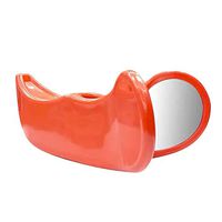 RO&LY Pelvic Floor Muscle Inner Thigh Exerciser Tool-Hip Trainer-Beautiful Butt Clip to Help Strengthens Thighs Buttocks Postpartum Rehabilitation Fitness Exercise PVC (Orange)