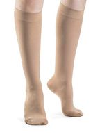 SIGVARIS Women’s Style Soft Opaque 840 Closed Toe Calf-High Socks 20-30mmHg