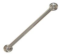 Liquid Accents Bathroom Grab Bar - Chrome, 12-Inch, Easy to Install on Shower, Tub or Bathroom Wall