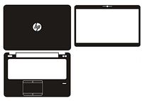 Special Red Leather Skin decals stickers Cover guard For HP Elitebook 745 G3 3rd generation