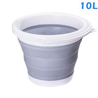 AMEOY Foldable Silicone Bucket Collapsible Basin Bowl for Travel Camping Hiking Fishing