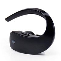 Earphones with Mic，Single Bluetooth Earbuds Wireless Sports Headset in-Ear Earpiece Earphone Noise Cancelling for iPhoneX Samsung S9 Plus，Black