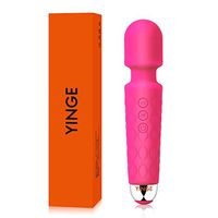 YINGE Mini Wand Massager for Women/Man with Powerful Vibrating Small Cordless Handheld Personal Waterproof Deep Tissue Therapeutic Massage Body Neck Foot …