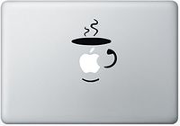 Coffee Cup Macbook Decal Mac Decal Macbook Pro Laptop Sticker Vinyl Decal Mac Apple Skin 13 15 17