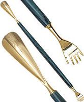 Blue Ash Shoe Horn w/Back Scratcher