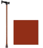 NOVA Designer Walking Cane with T-Grip Molded Handle, Lightweight and Adjustable Walking Stick, Bronze Design