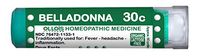 OLLOIS Organic Lactose-Free Homeopathic Medicines, Belladonna 30C Pellets, 80Count for Fever, Headache, Inflammation