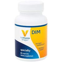 The Vitamin Shoppe DIM 100MG with Bioperine Black Pepper Extract, Supports Estrogen Metabolism for Women's Health (60 Capsules)