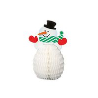 6" Mini Snowman Holiday Centerpiece Decorations, 4ct