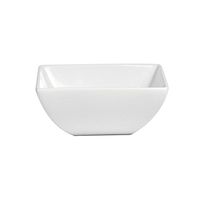 Francessa - Classico 18 oz. White Porcelain Square Bowl, Case of 12