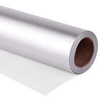 RUSPEPA Gift Wrapping Paper Roll - 81.5 Sq Ft Matte Silver for Wedding,Birthday, Shower, Congrats, and Holiday Gifts-30Inch X 32.8Feet