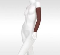 Juzo Soft 2000 15-20mmhg Standard Armsleeve with Silicone Top Band for Women