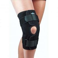Safe-T-Sport Hinged Wrap Around Knee Brace. Black. Large