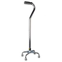 Yadianna Cozy Elderly Crutches Four-Legged Cane Aluminum Alloy Walking Stick Telescopic Anti-Skid Walker Non-Slip Walking Stick with Hospital