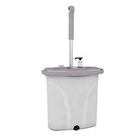 WXQ-XQ Mop and Bucket Cleaning Set Dry And Wet Hangable 180° Clean Beige Head Cloth2