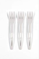 Bonnie Bio 50 white corn PLA certified compostable forks