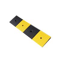Lightweight Wheelchair Ramp, 4cm Rubber Non-Slip Ramps Pad, Heavy Duty 400kg Loading Ramp Car Truck Underground Garage Road Solution (Size: 100 25 4cm)