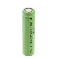 Exell 1.2V 600mAh NiMH AAA Size Rechargeable Flat Top Battery for use with high power static applications (Telecoms UPS and Smart grid) radio controlled devices electric tools electric mopeds USA SHIP