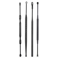 Cngstar Ear Wax Pickers Stainless Steel Earpick Wax Remover Curette Ear Pick Cleaner Ear Cleaner Spoon Care Ear Clean Tool