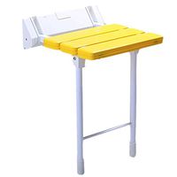 Li Wei Shop Bathroom Folding Chair Shower seat Safety Shoe Bench Disabled high Load-Bearing Bathroom Folding seat Space Saving Elderly Corridor Folding seat (Color : Yellow, Size : 3232.849cm)