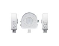 Leviton OSFHD-ITW Dual Relays, Interchangeable Adjustable Lenses, Bright Green LED, 120V/230V/277V/347V, Passive Infrared Occupancy Sensor, White