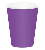 Creative Converting 318914 Amethyst Paper Cup, 24-Pack, Purple