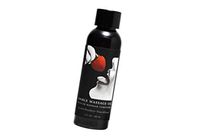 New Earthly Body natural, spa quality massage oil Flavor STRAWBERRY size 2 oz