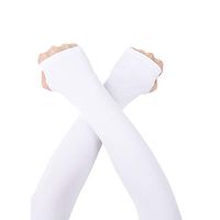 Yjdr Arm Sleeves UV Protection for Men Women, Sun Protection Arm Support Tattoo Covers Sports Compression Sleeves for Golfing，Running，Cycling，Working Out & Arm Warmer