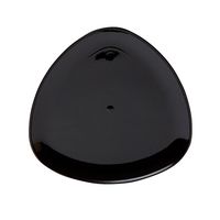 WNA 20 Count Petites Triangle Plates, 6", Black