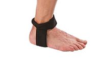 Cho-Pat Achilles Tendon Strap - Developed w/ Sports Medical Professionals at Mayo Clinic to Reduce Stress & Alleviate Achilles Tendonitis Pain - Black (Small, Under 10.5")