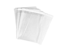 100PCS Clear Flat Cellophane Treat Bag OPP Plastic Bag with Adhesive Closure Food Gift Packaging Supplies Storage Bag Pouch For Snacks Bakery Cookies Candies 4"x 6"