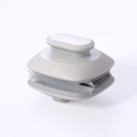 Studyset Magnetic Window Cleaner,Home Glass Cleaner Double Side Magnetic Brush for Washing Window Glass Cleaning Gray White