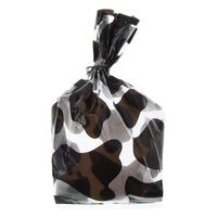 Black and White Cow Print Treat Bags Cello Party Supplies 20 Bags