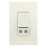 Cooper Controls OSW-U-0721-SP-A Greengate 10-30 VDC Low Voltage Ultrasonic Wall Switch Sensor, Almond Finish