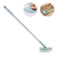 Volwco Floor Cleaning Brush, Tile Cleaner with Extendable Removable Handle (Handle 54 to 95cm) for Kitchen, Bathroom, Floor and Wall