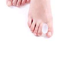 AISHENG 1Pair Bone Thumb Valgus Protector Silicone Foot Finger Toe Separator Bunion Adjuster Hallux Valgus Corrector Pedicure Feet Care