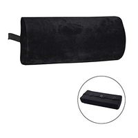 Memory Foam Pillow for Back Pain Relief - Half Moon Bolster Leg Pillow for Side, Back - Semi Roll Wedge Reduce Knee, Spine, Back, Hip, Ankle Stress - Adjustable Strap