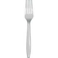 Shimmering Silver Plastic Forks (50 Pack)