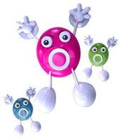 Zadro ShowerMan FM Stereo Water Resistant Radio - Hot Pink