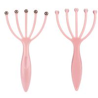 Scalp Massager, Fashionable Comfortable Convenient Handheld Claw Therapeutic Head Scalp Massager for Full-Body Relaxation Health Care, Pink
