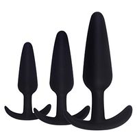 3pcs 100% Safe Silicone Amal Plug Adullt Toys for Women Men
